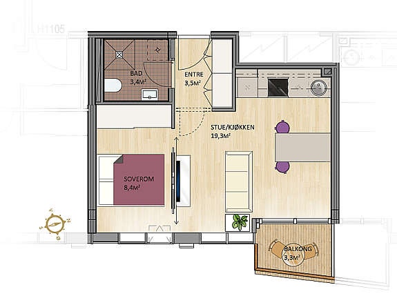 Planløsning Galleribilde