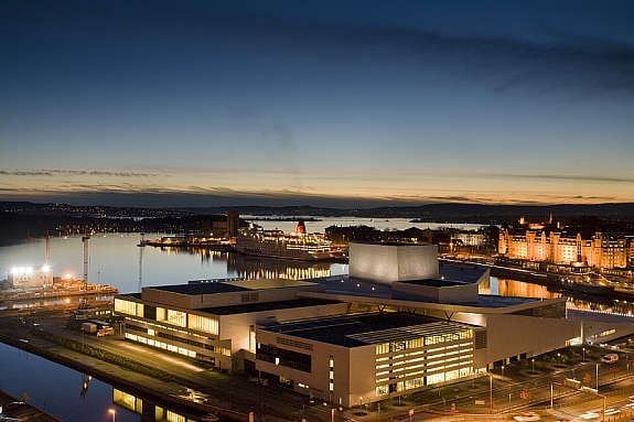 Utsikt fra takterrassen Galleribilde