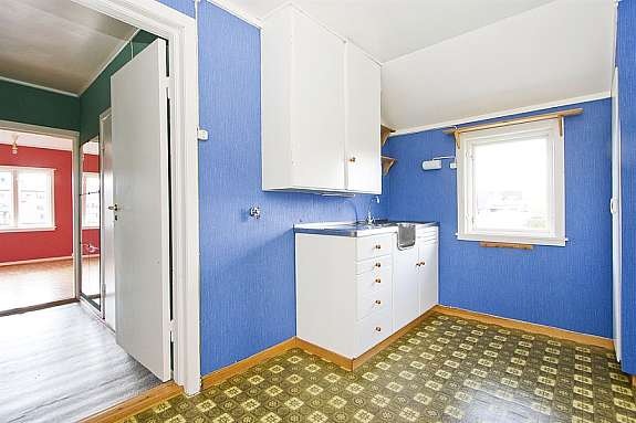 Hvit innredning på kjøkken 2. etg. Galleribilde