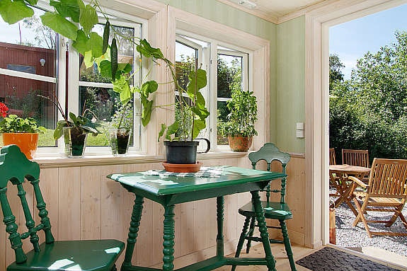 Ingång på verandan Galleribilde