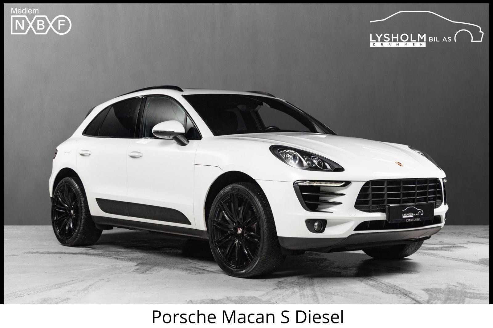 Porsche Macan S Diesel 211hk /18veis/BOSE/Panorama/Sport Chrono/R.kam