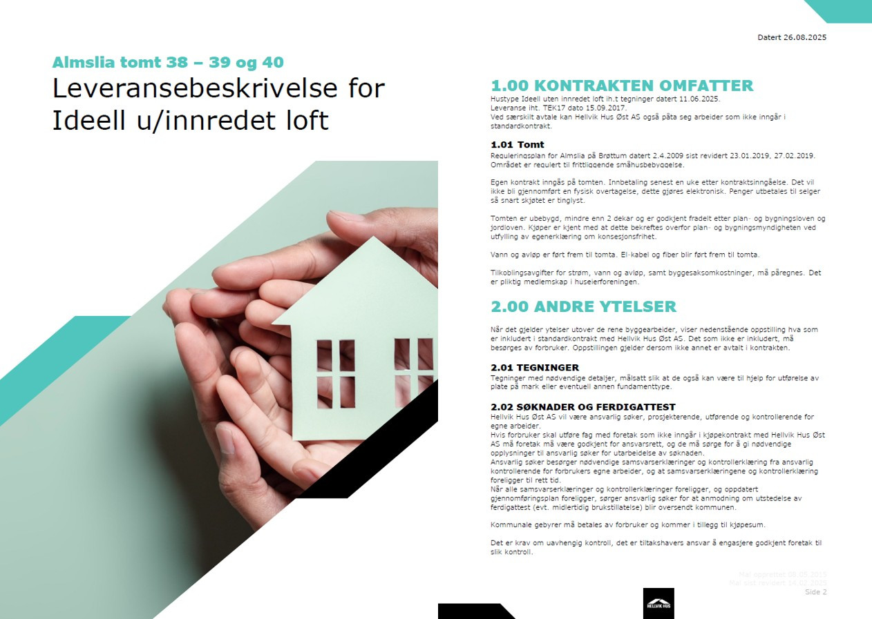 Leveransebeskrivelse- Side. 1