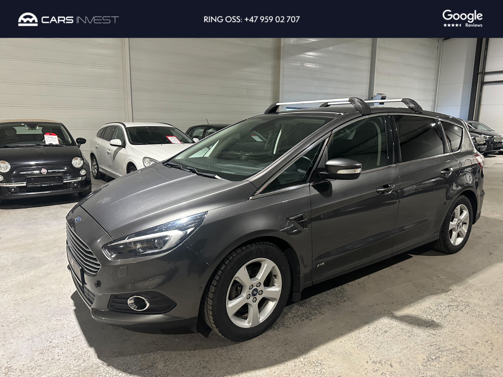 Ford S-MAX 180hk 4x4 Skinn|Hengerfeste|Acc|Webasto|Navi