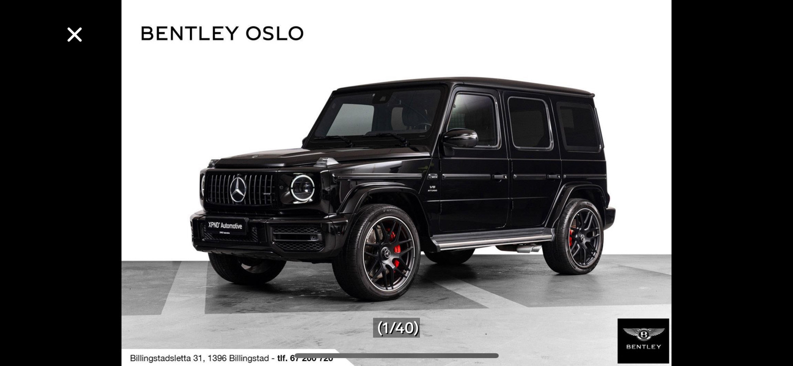 Mercedes-Benz Geländewagen AMG G63 Norsk Bil