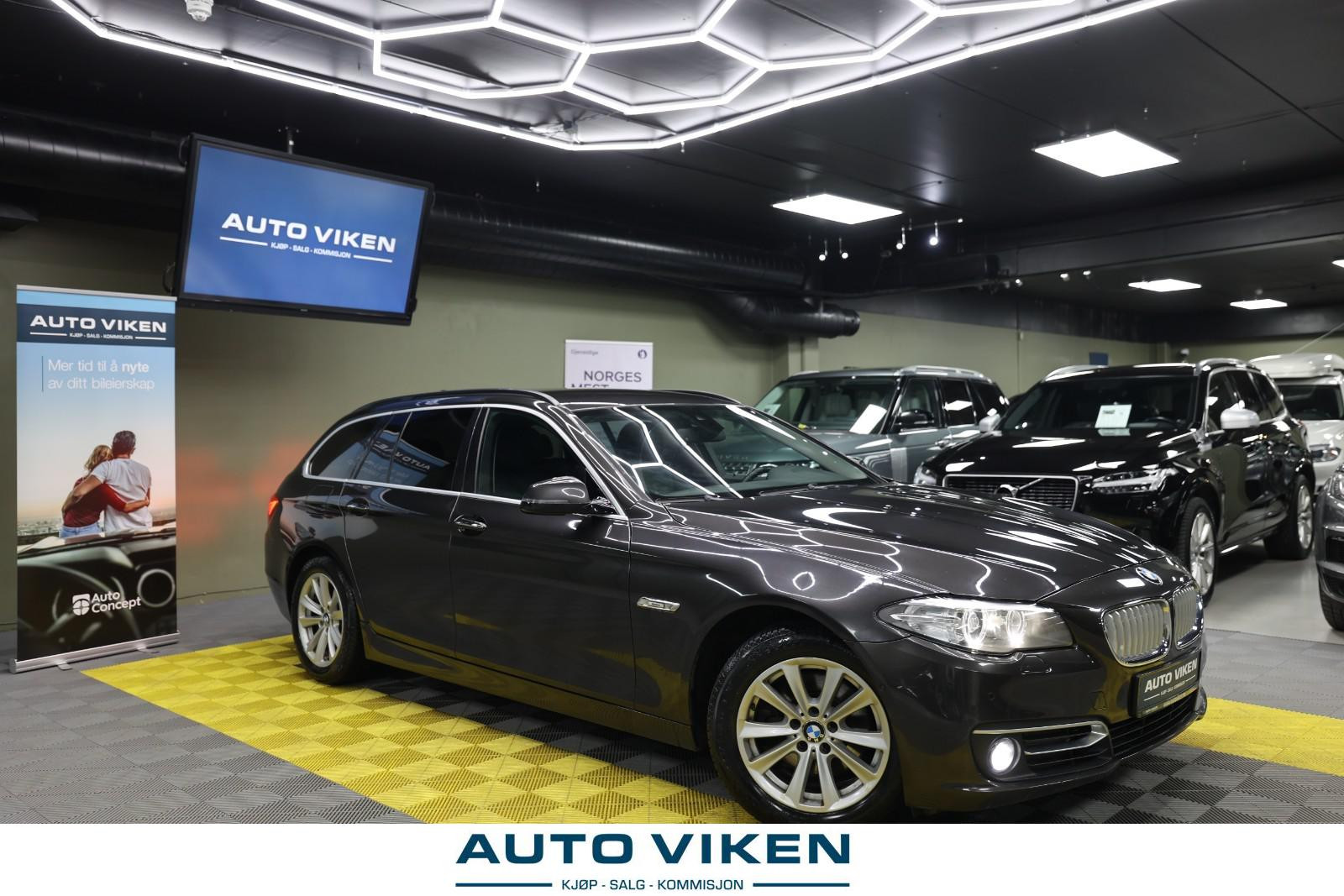 BMW 5-serie 520DX-2.0-184HK-4X4-AUT-SKINN-HIFI-NAVI-DAB+-CC-R.K-H.F