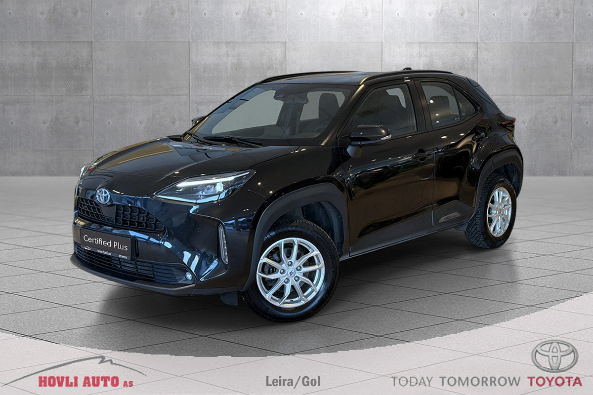 Toyota Yaris Cross 1,5 Hybrid AWD-i Active Tøff bil i sort metallic
