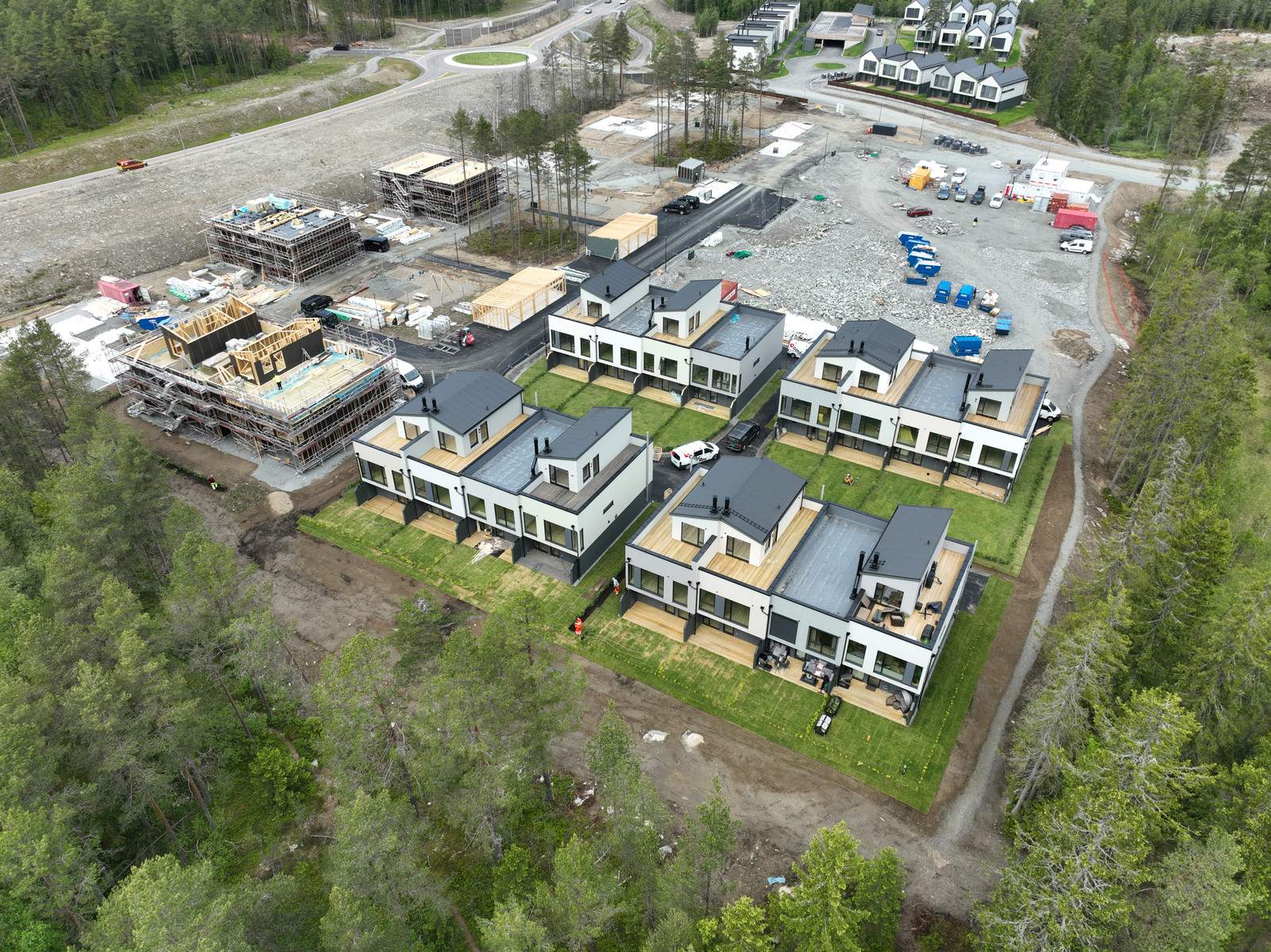 Dronebilde tatt juni 2025
