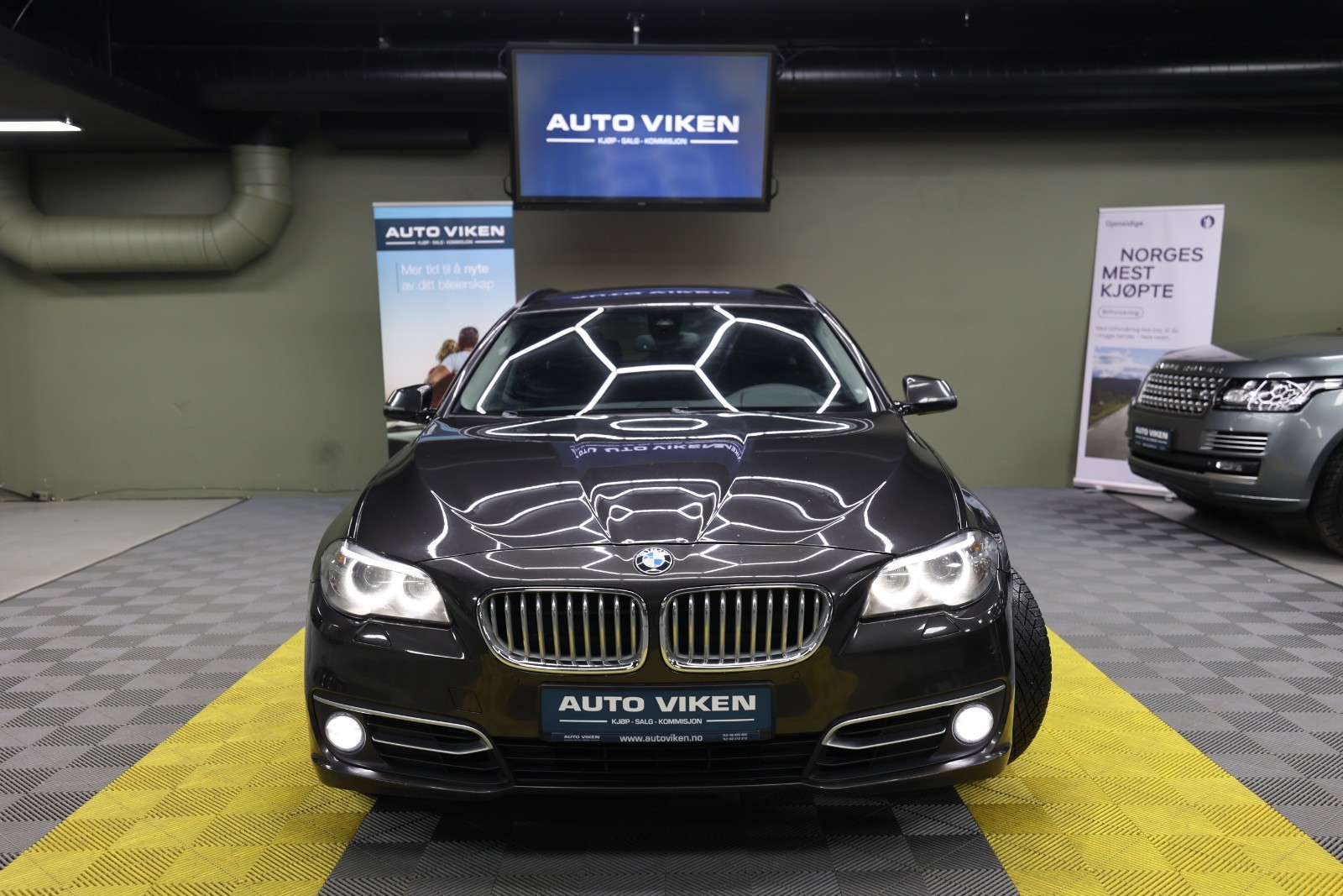 BMW 5-serie 520DX-2.0-184HK-4X4-AUT-SKINN-HIFI-NAVI-DAB+-CC-R.K-H.F 3