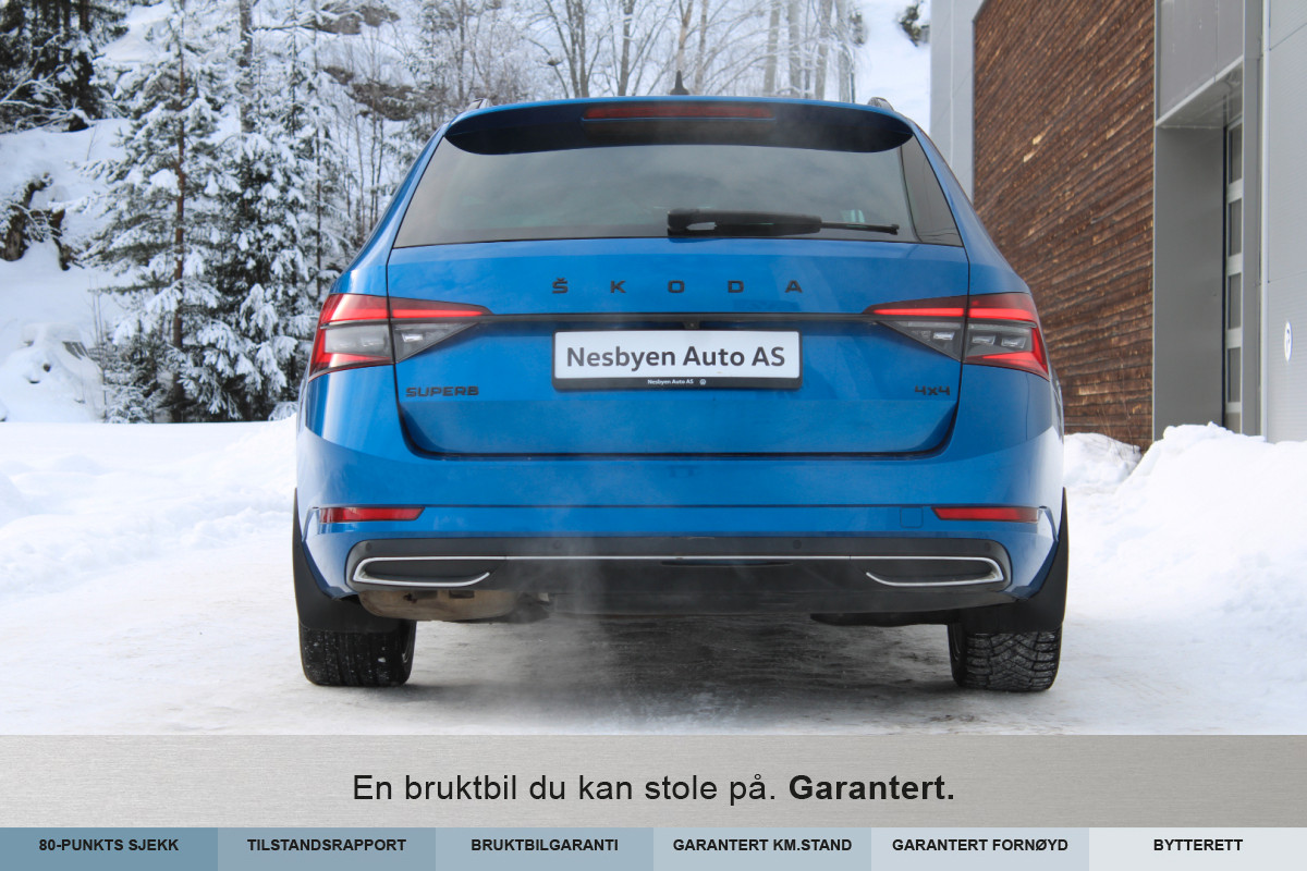 Skoda Superb Sportline d200 dsg 4x4kamp Fersk Eu! Hjemlevering? 2