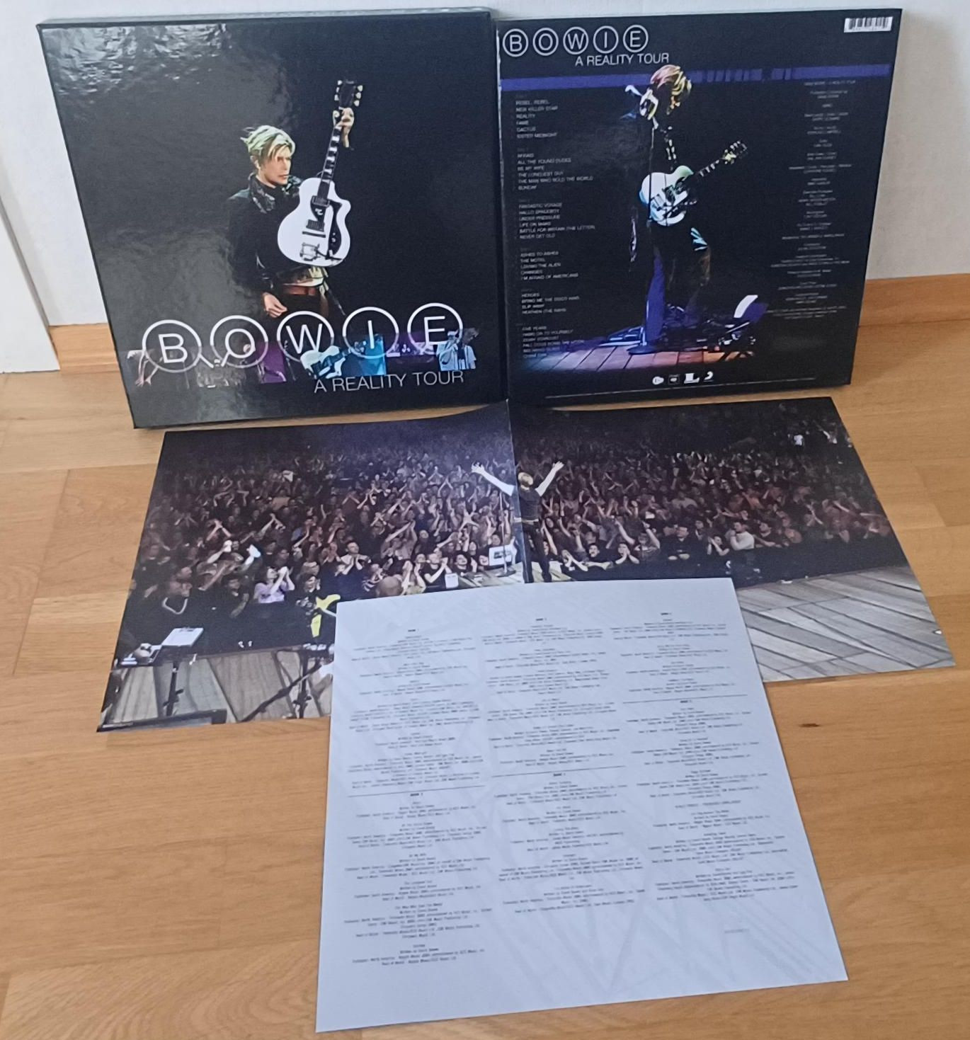 David Bowie : A Reality Tour. 3LP Vinyl-boks - fantastisk