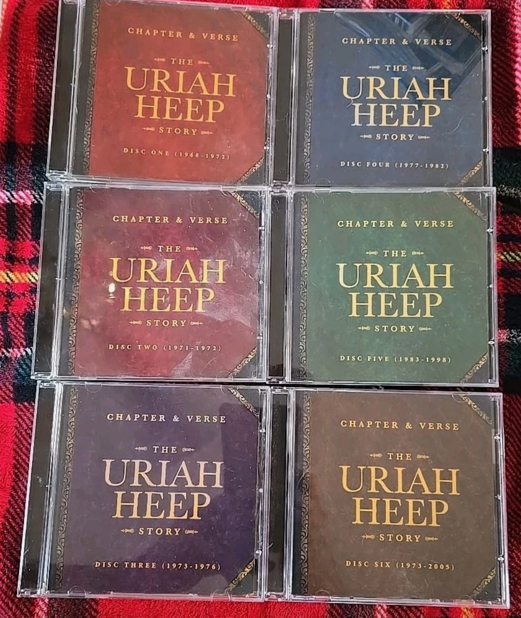 MINT: Uriah Heep Chapter & Verse 6 CD´er. Ny pris | FINN-torget