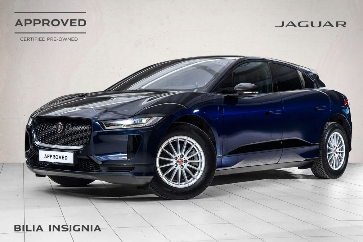 Elegant og aerodynamisk – I-PACE kombinerer SUV-kraft med sportslig eleganse.