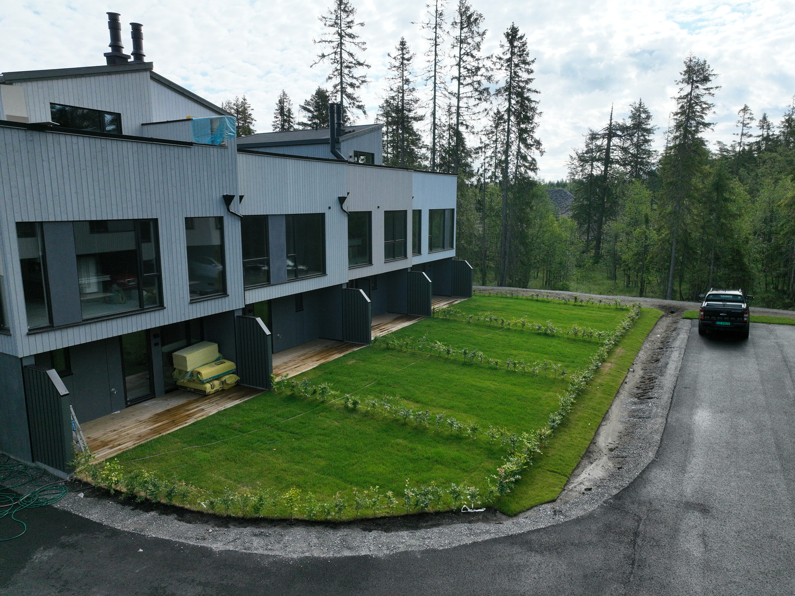 Dronebilde tatt juni 2025