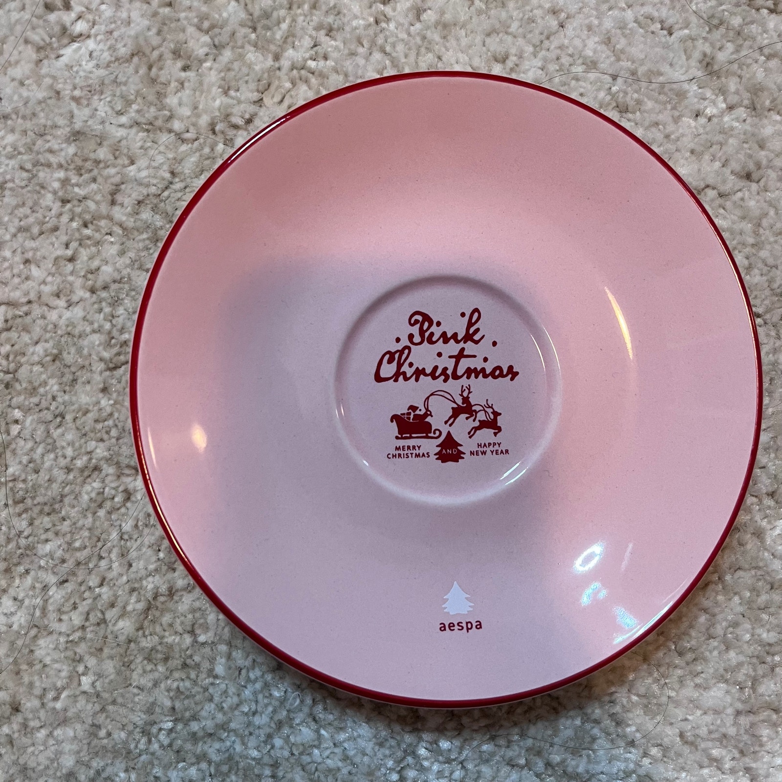 aespa カリナpink christmas CUP&SAUCER SET Karina Pink
