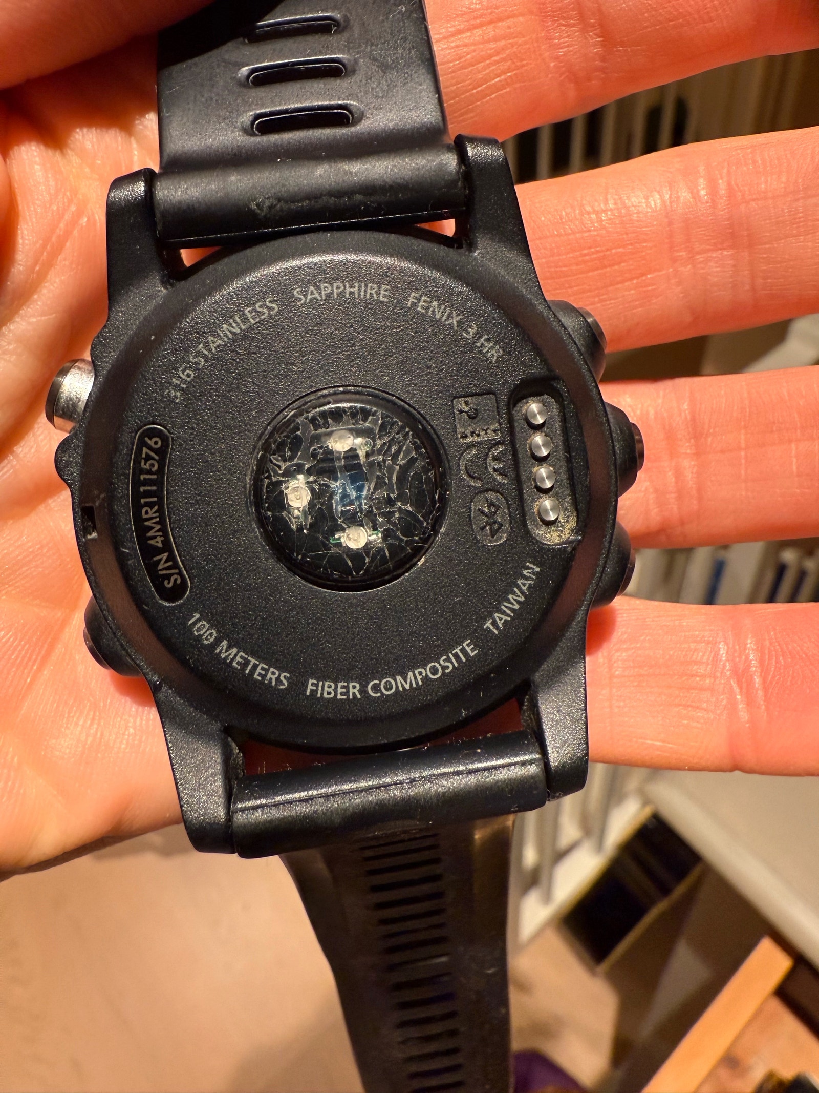 Garmin Watches Garmin Fenix Hr Sensor Crack Garmin Fenix3 HR In