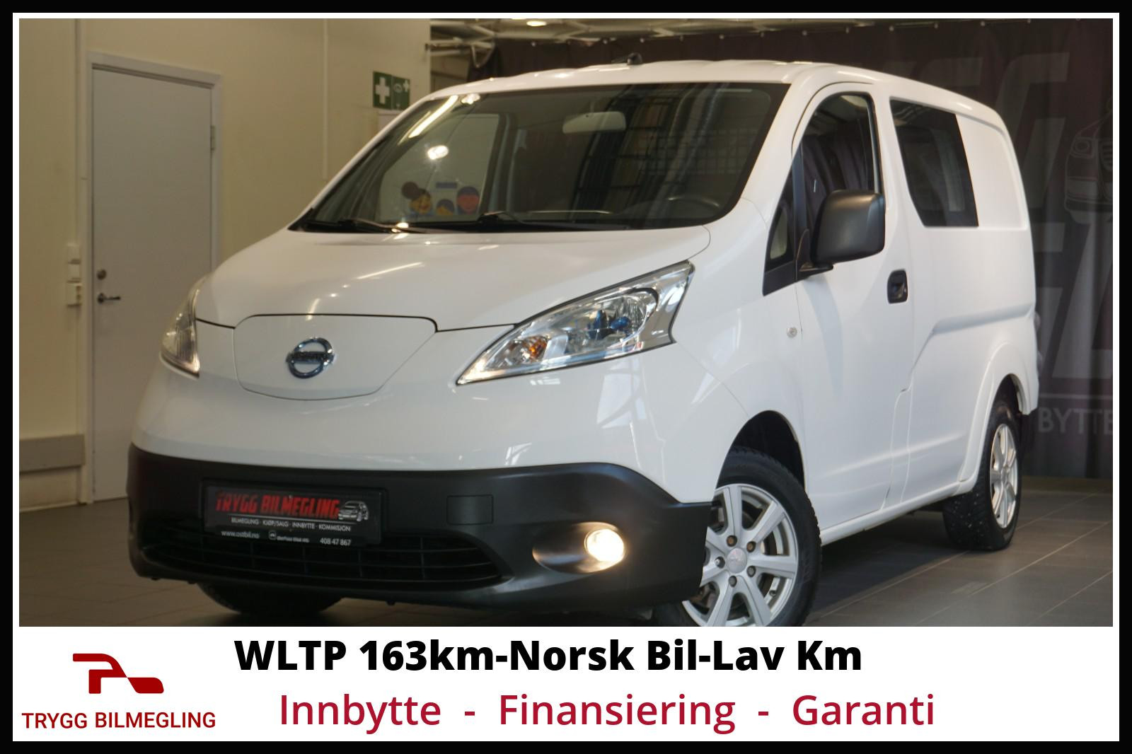 Nissan e-NV200 WLTP-163 KM-NORSK BIL-LAV KM*EU GODKJENT TIL 2027++++