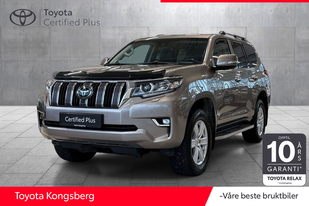 Toyota Land Cruiser 2,8 D-4D GX aut KAMPANJE/NAVI/H.FESTE/SKINN/ADT.CRUISE
