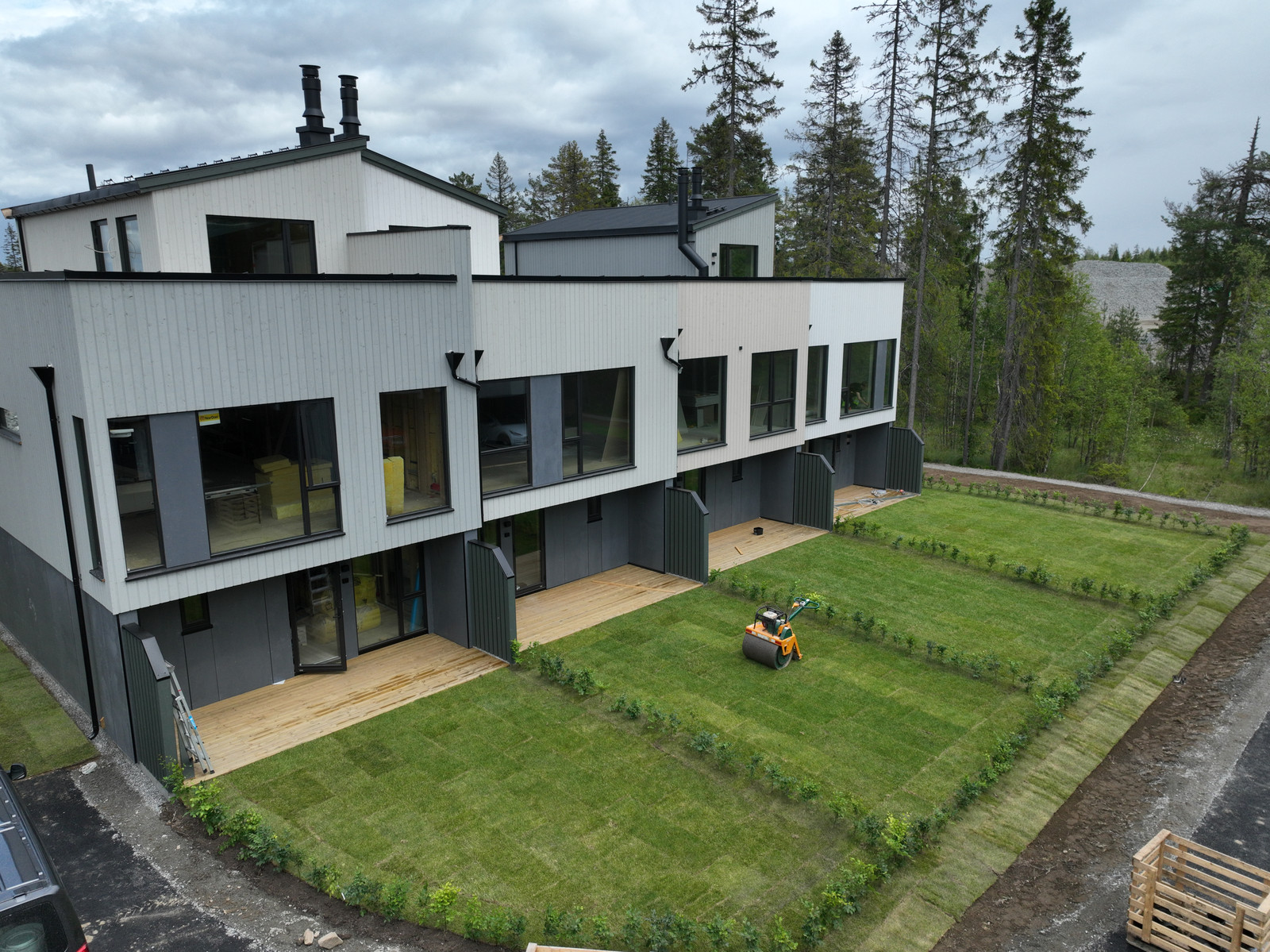 Dronebilde tatt juni 2025