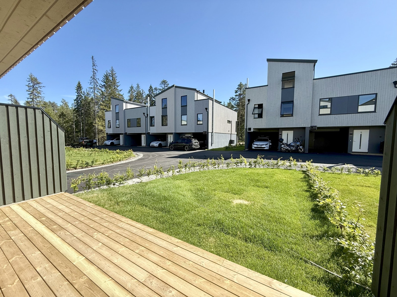 Uteområde fra rekkehus 46