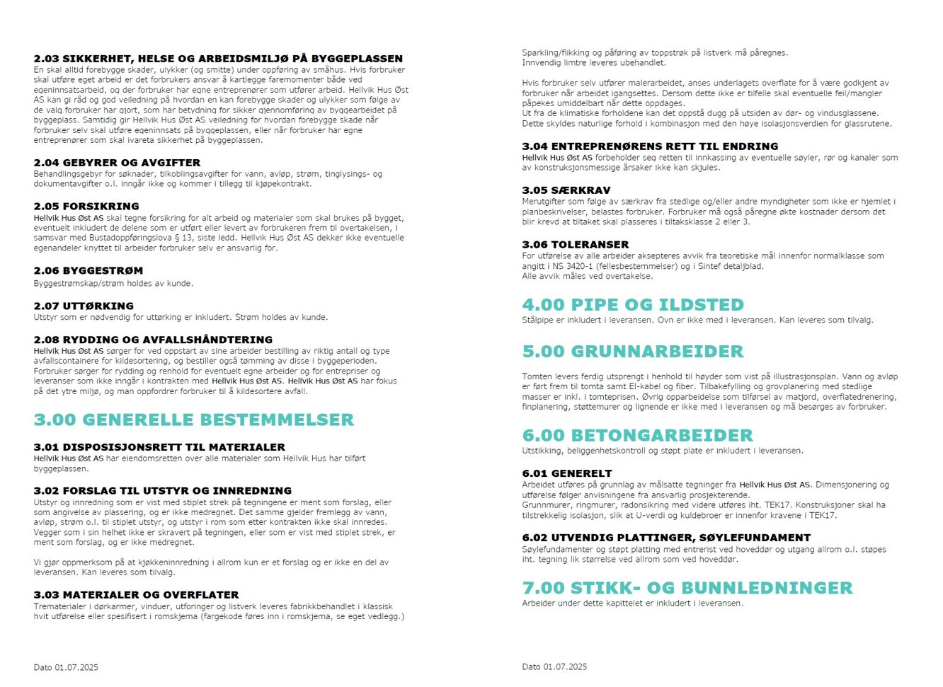 Leveransebeskrivelse side 3-4