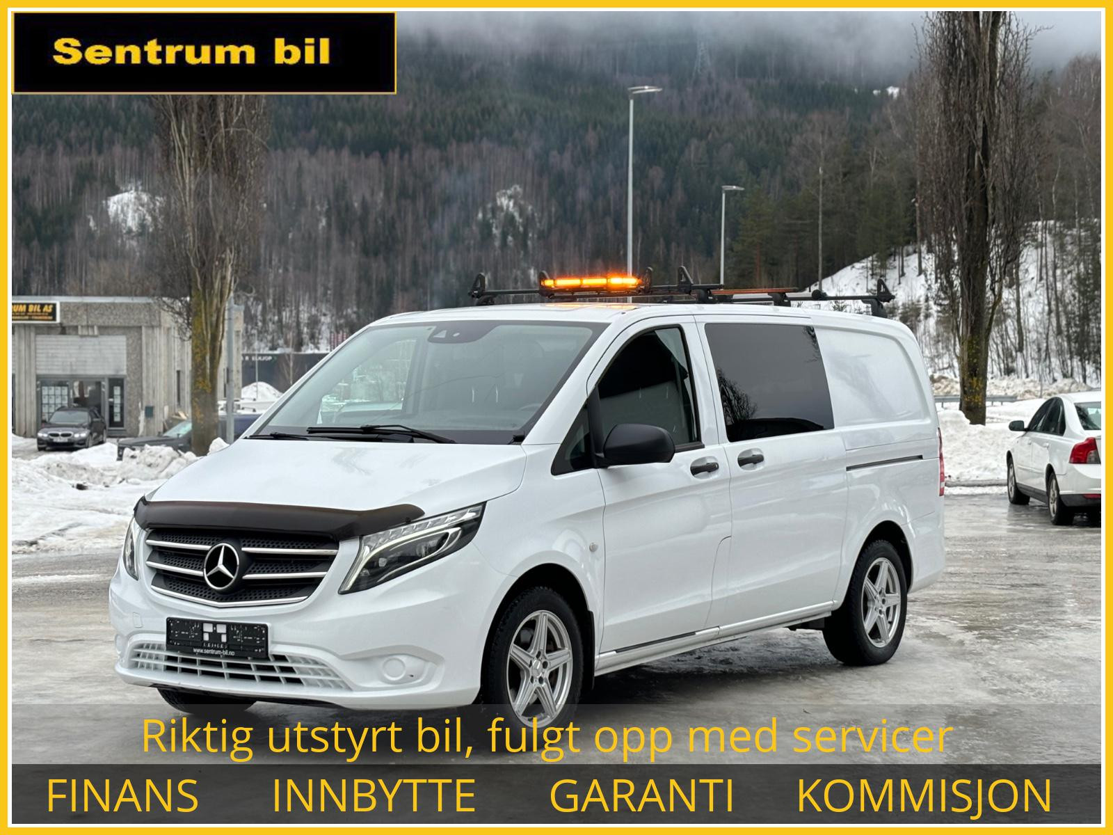 Mercedes-Benz Vito 119CDI 190 HK 4WD 2xS.Dør/Webasto/cruise/Innredning/LED