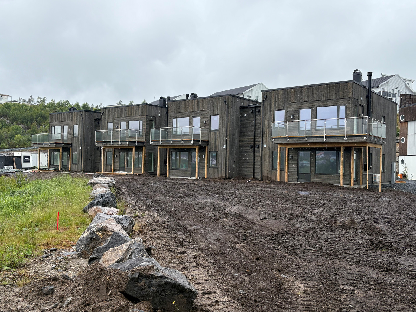 De første 8 leilighetene. Leil 13-20