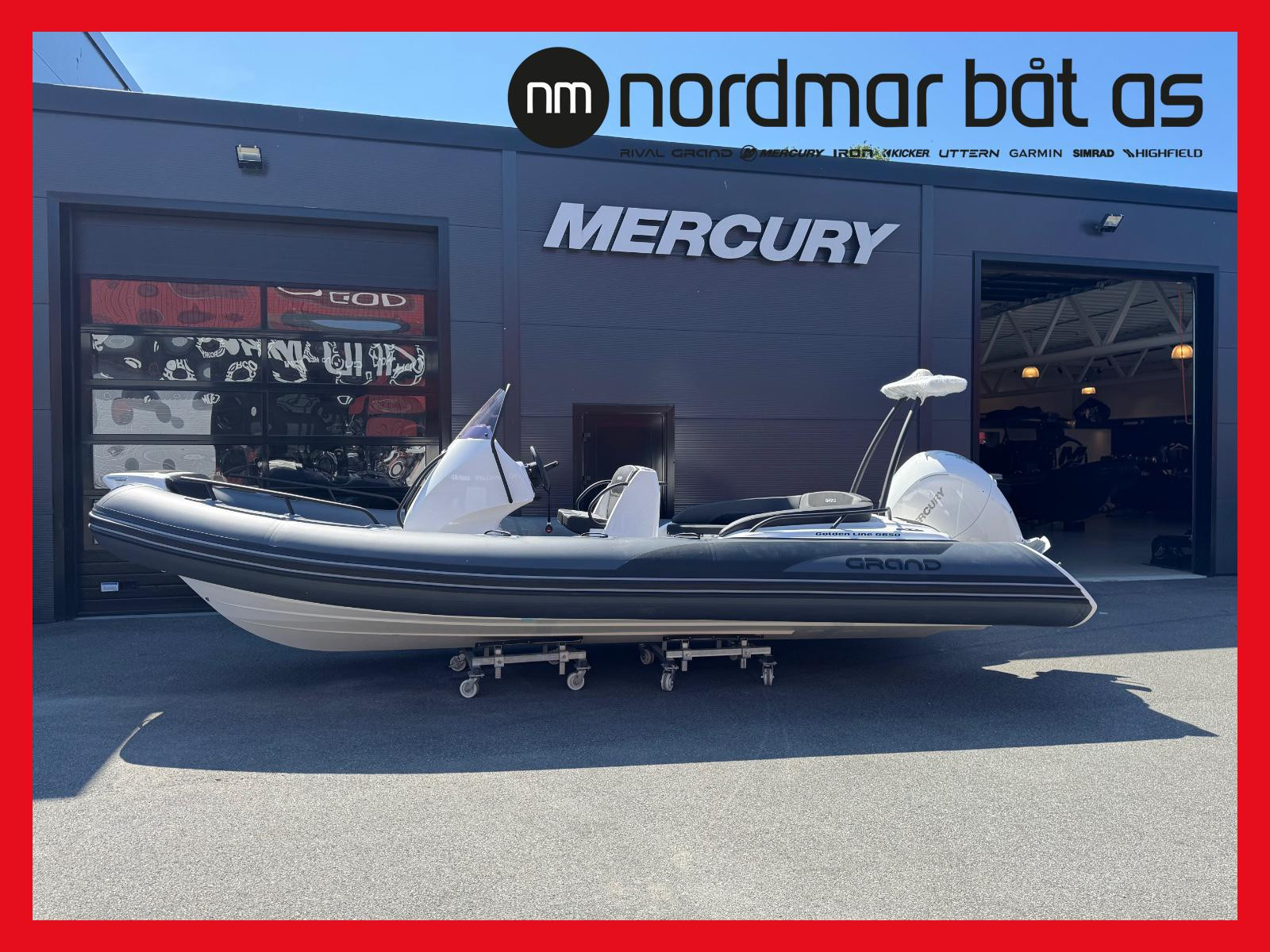 Bilde av 'Grand 650 Golden Line - NY BÅT - Mercury 150HK CRYSTAL WHITE NYHET 2025 - MASSE'