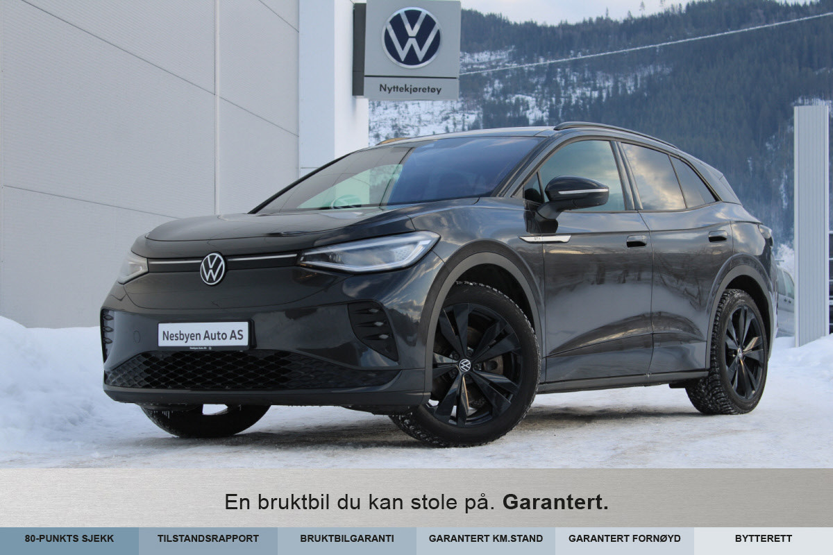 Volkswagen ID.4 GTX 77kWh 299hk 4MOTION HUD/TopSport/Pano++Hjemlevering?