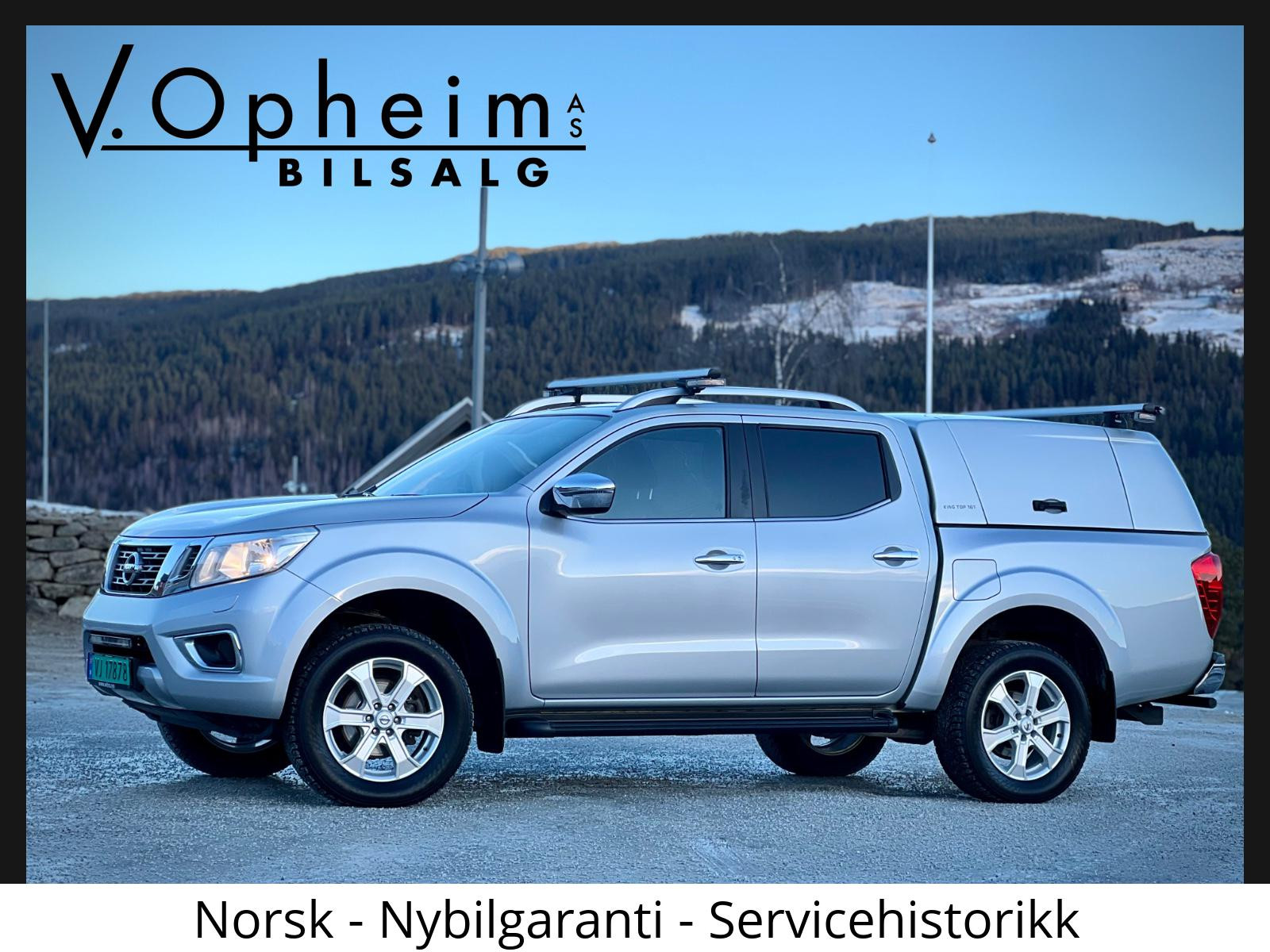 Nissan Navara 190HK/Aut/Plantopp/Webasto/Kamera/Klima/Tectyl/1Eier