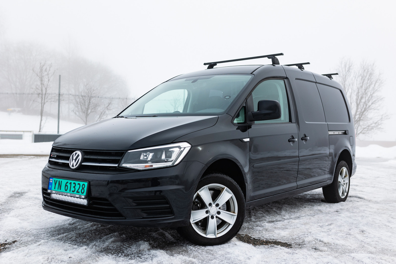 Volkswagen Caddy Maxi 2,0 TDI 122hk 4Motion Webasto, 2x skyvedører, Ekstralys