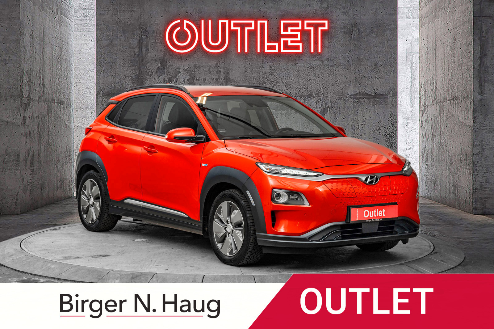 Hyundai Kona 64 kWt Teknikk OUTLET | SJEKK FARGEN!