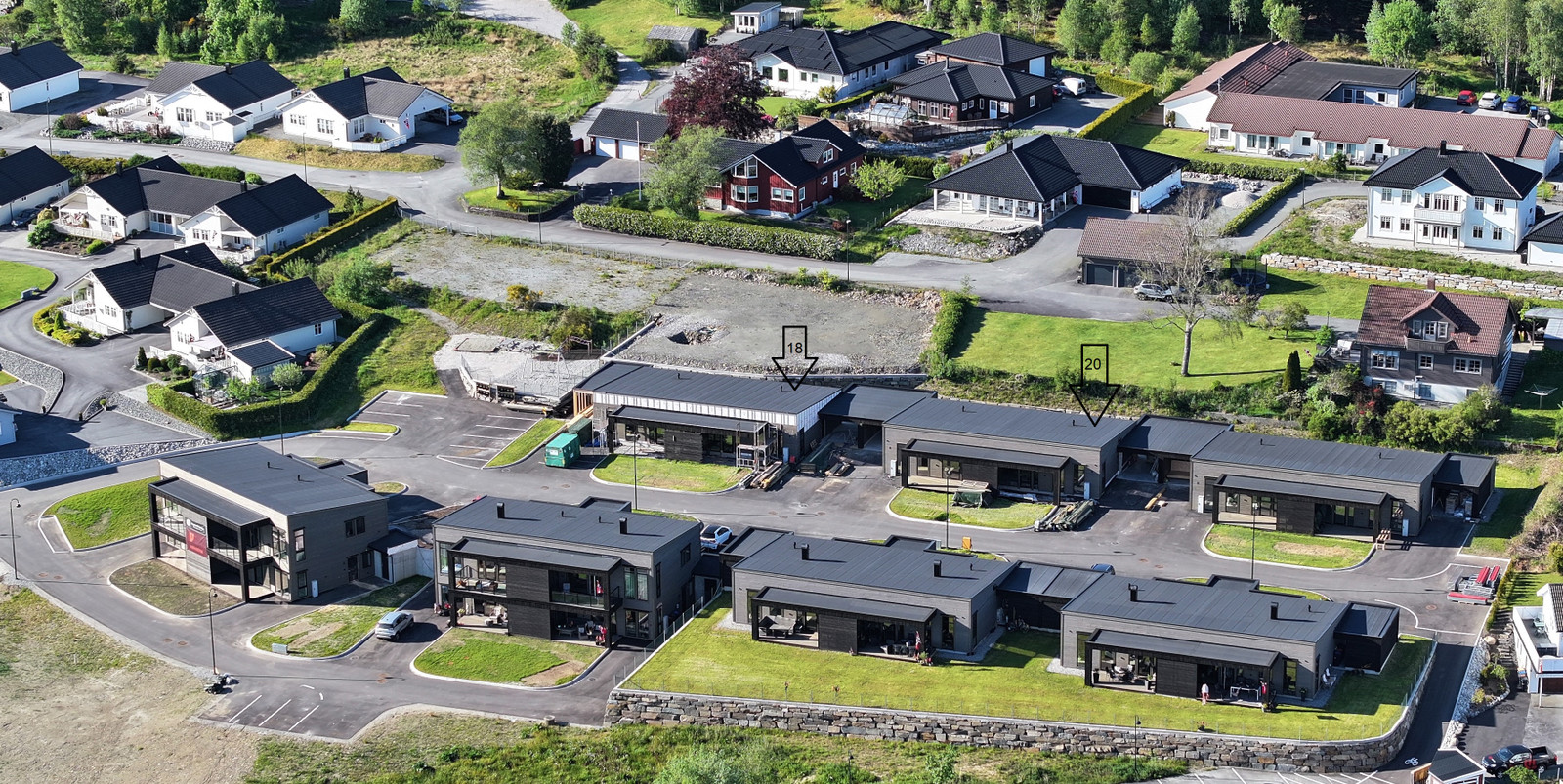 Oversikt over dei to siste einingane   foto: dh