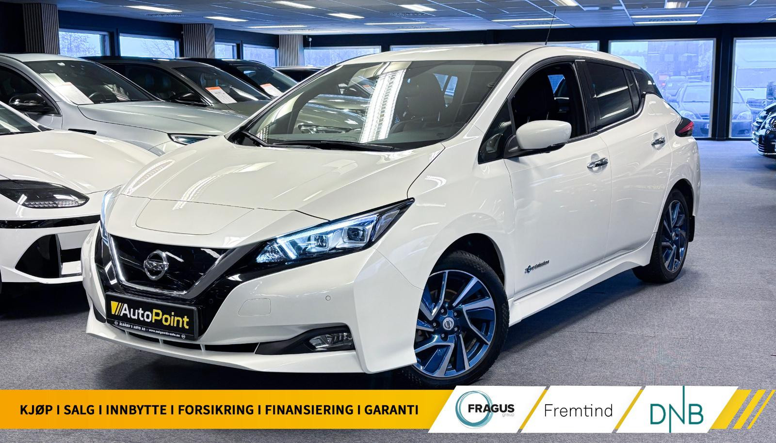 Nissan Leaf 40kWh/TEKNA/360K/ACC/BOSE/SKINN/V.RATT/DAB+++