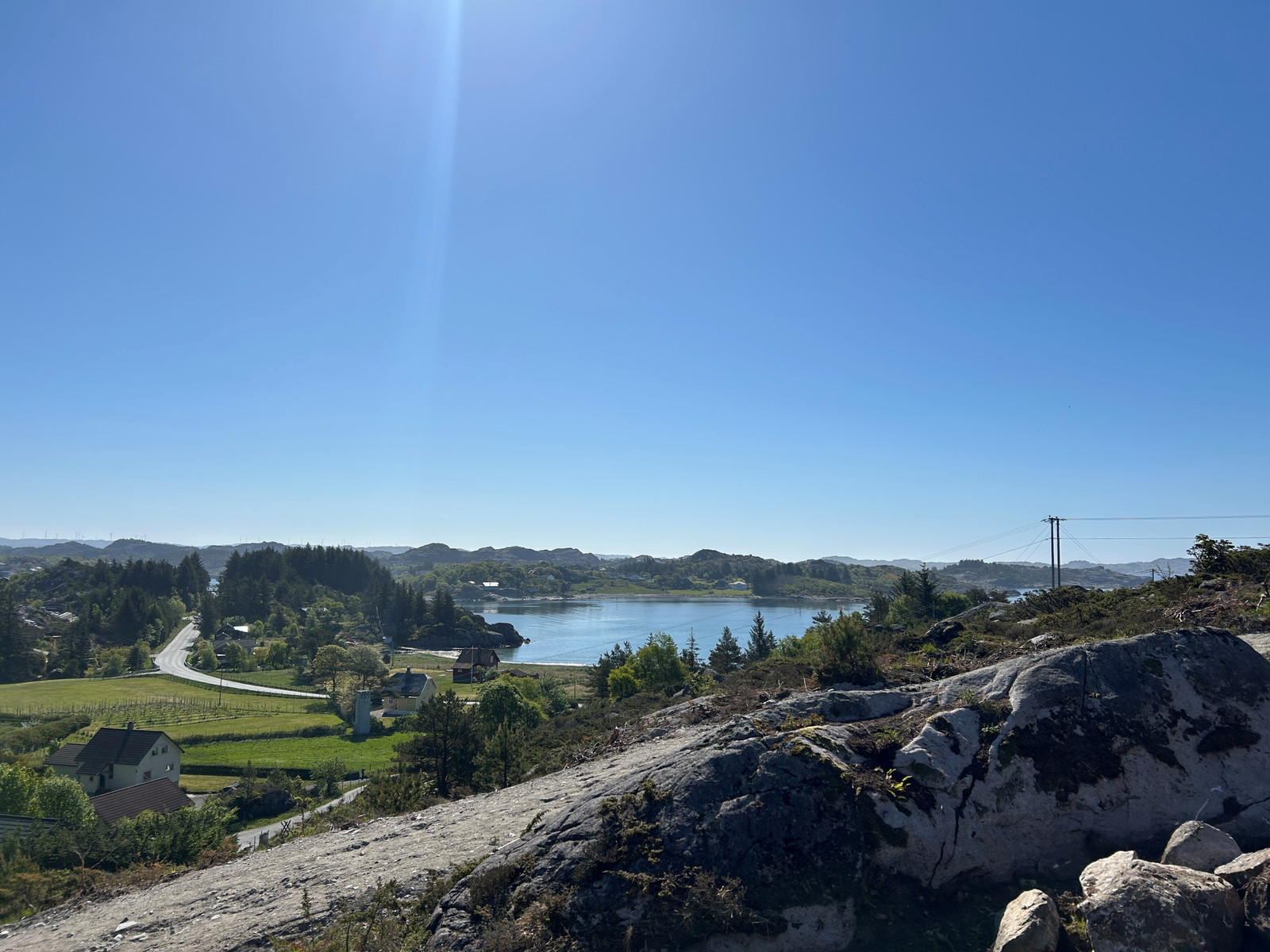 utsikt fra tomt 4