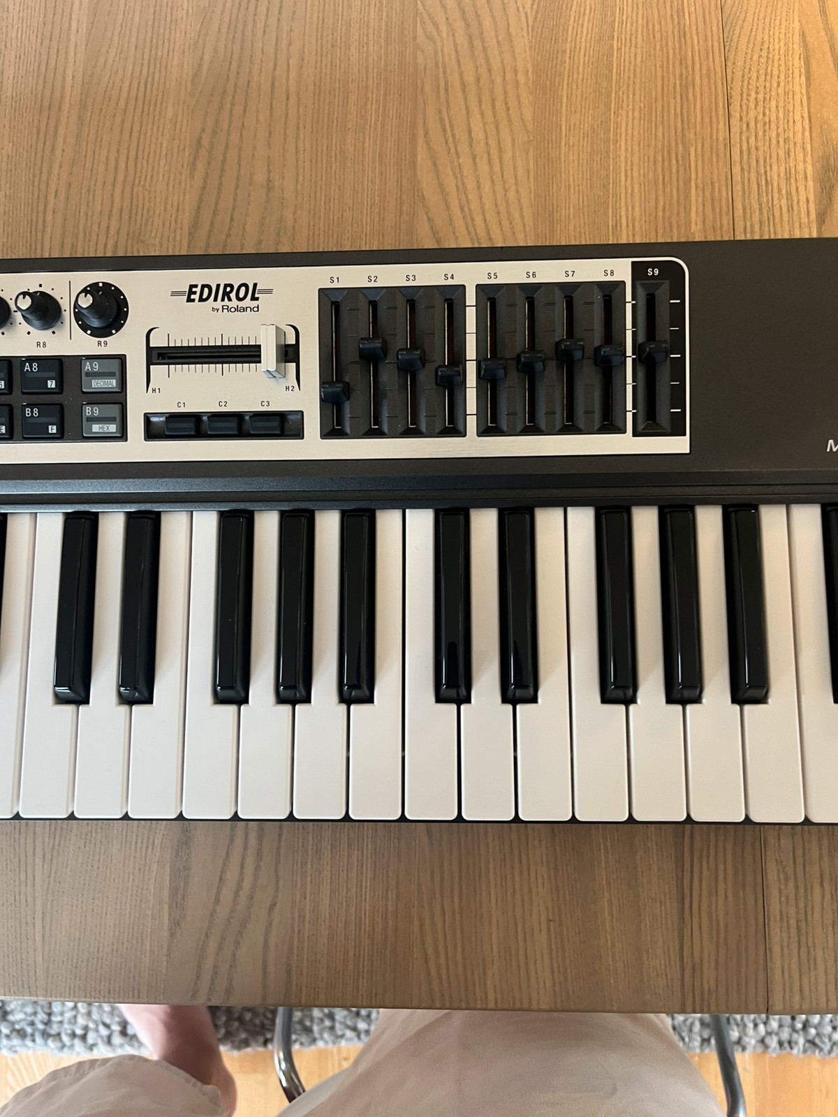 Edirol Roland PCR 500 proff MIDI-kontroller keyboard selges