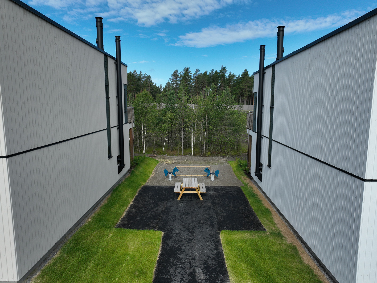 Dronebilde tatt juni 2025