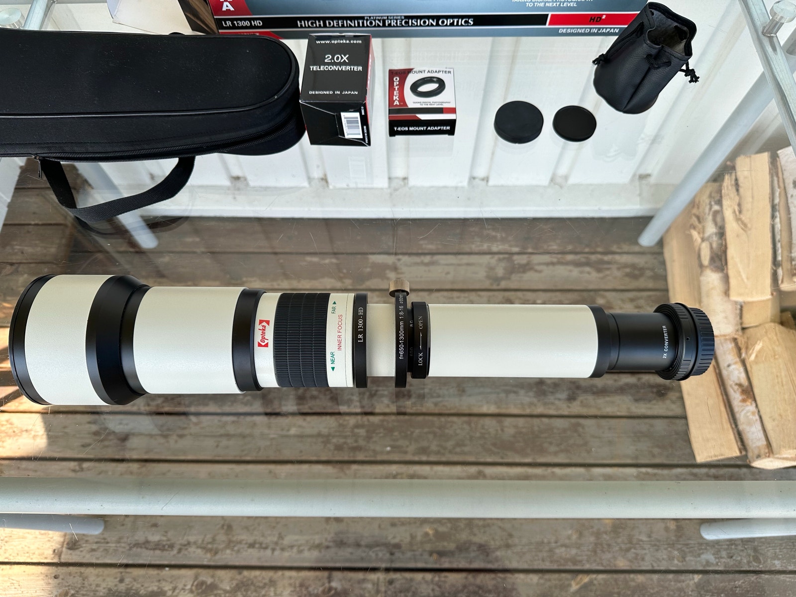 Opteka 650-1300 F/8-16 super telephoto zoom lens | FINN-torget