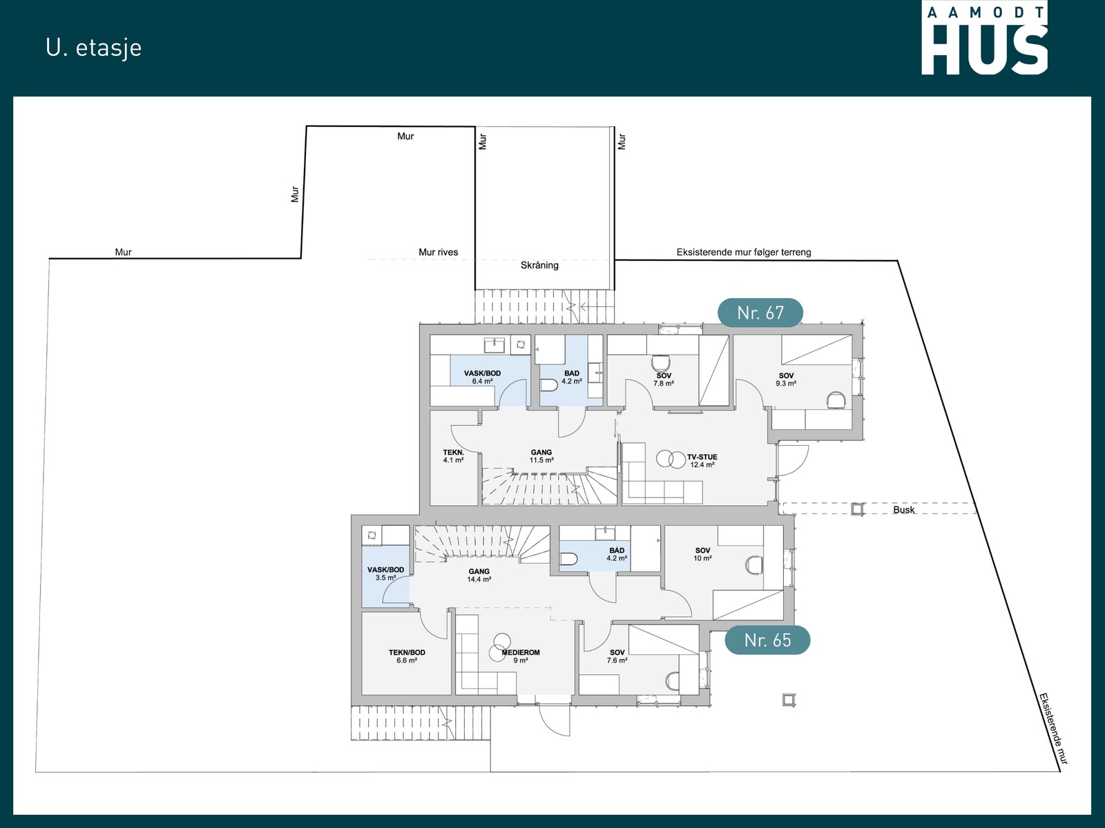 Image #3 Søgne/Åros - Moderne og innholdsrik tomannsbolig med carport. Mellom Årossanden og Kvernhusvannet