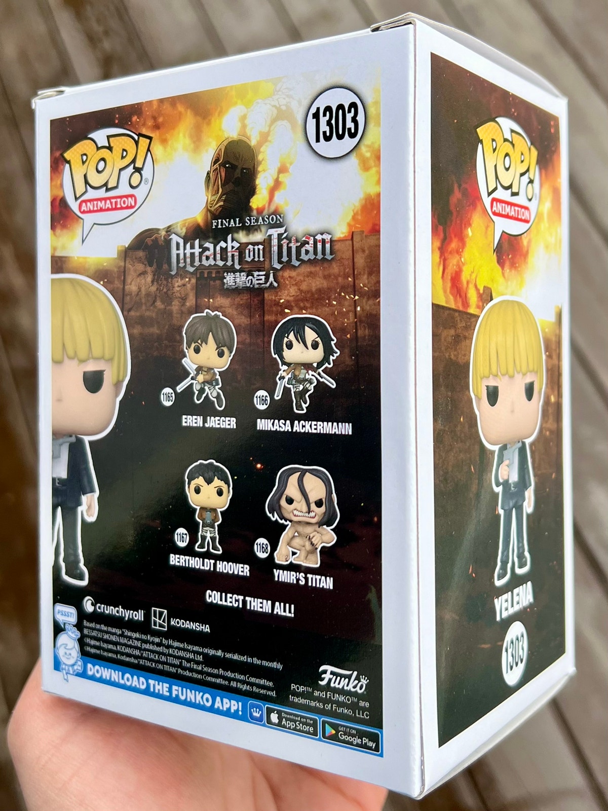 Figurine Funko Pop Attack On Titan - Yelena Final Season Exclusive - Collection Anime - 9