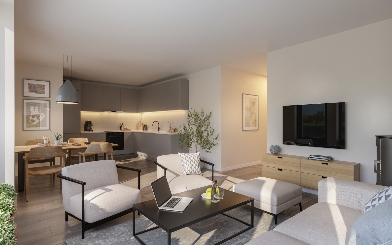 Illustrasjonseksempel kjøkken