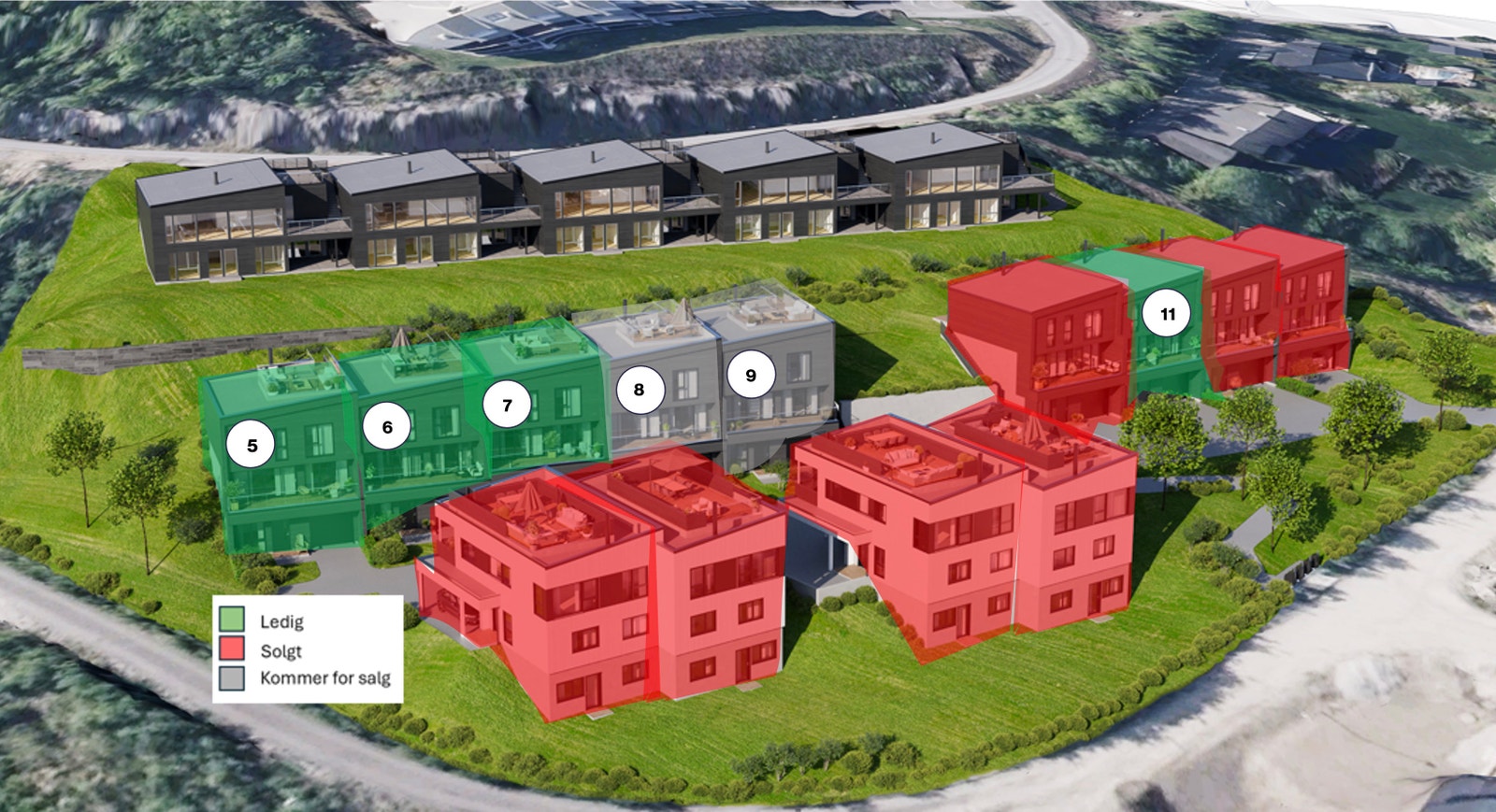 Oversikt ledige boliger
