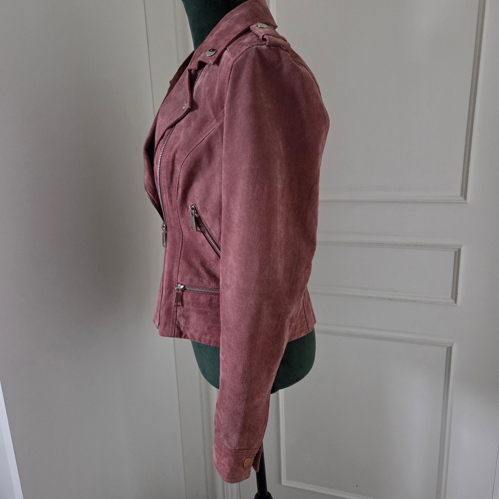 Old Rose Vmroyce Short Suede Jacket Vêtements Vero Moda Rose Pour