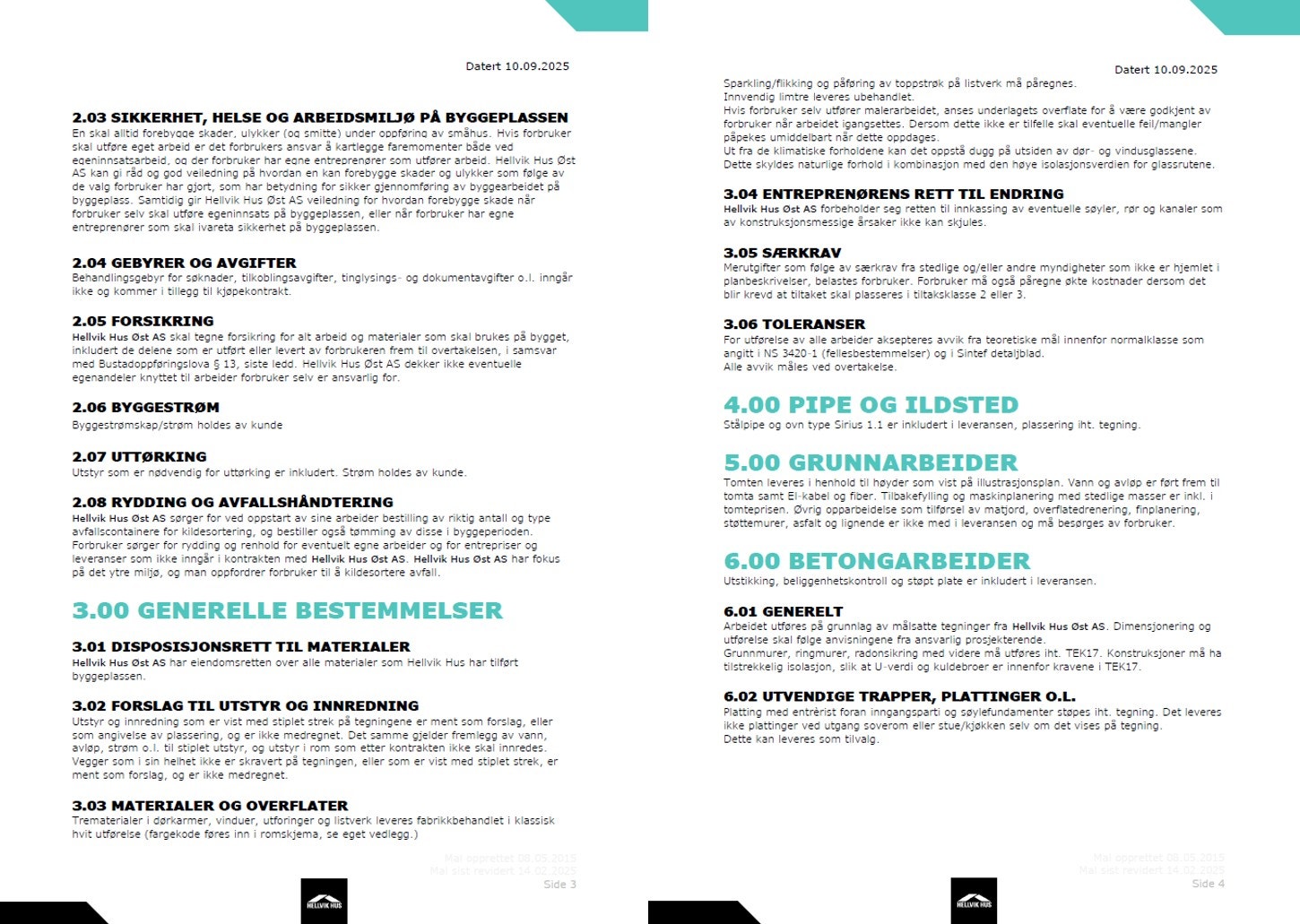 Leveransebeskrivelse- side. 3