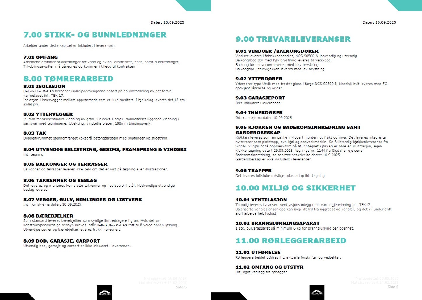 Leveransebeskrivelse- side. 2