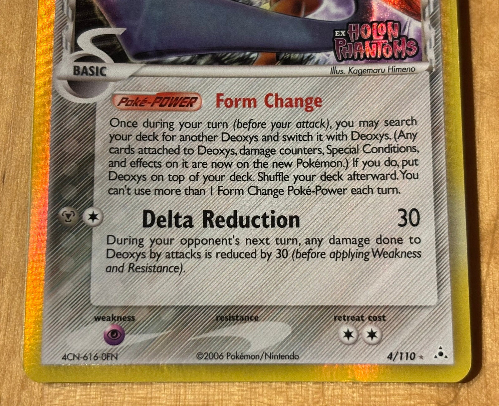 Deoxys 4/110 - Reverse Holo - EX Holon Phantoms | FINN-torget