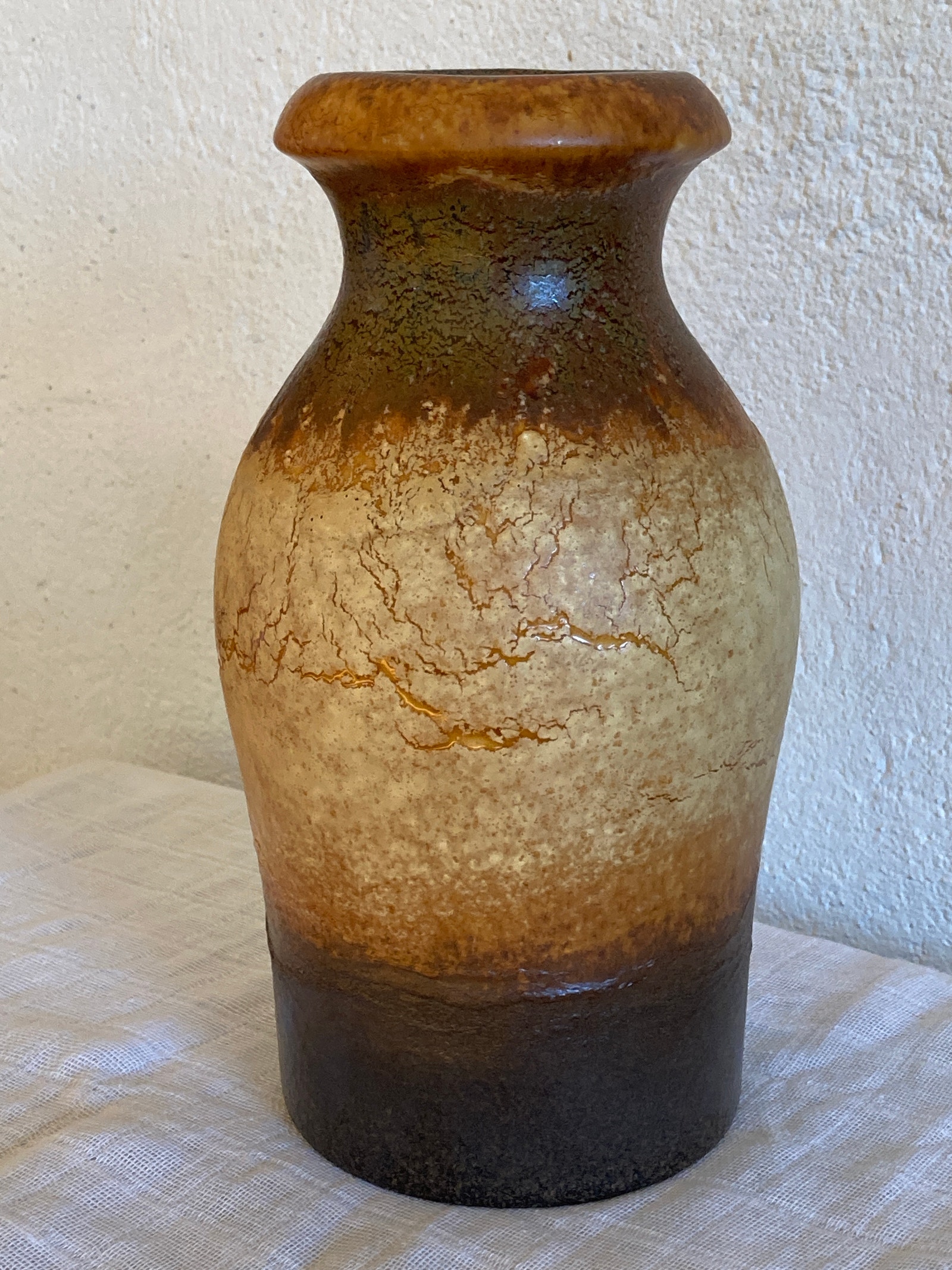 Vintage Scheurich 208-21 vase – West Germany Pottery / Fat Lava