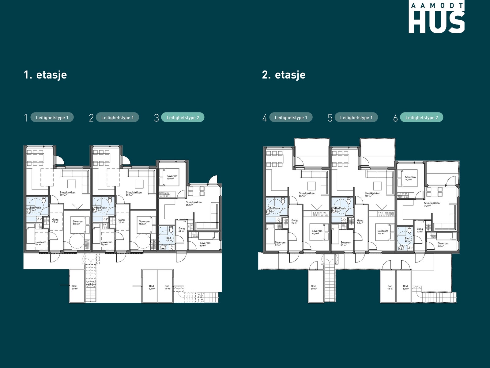 Image #1 Søgne/ Langenes - TRINN 2 - Nye 3-roms selveierleiligheter inkludert parkering. Solrik beliggenhet.