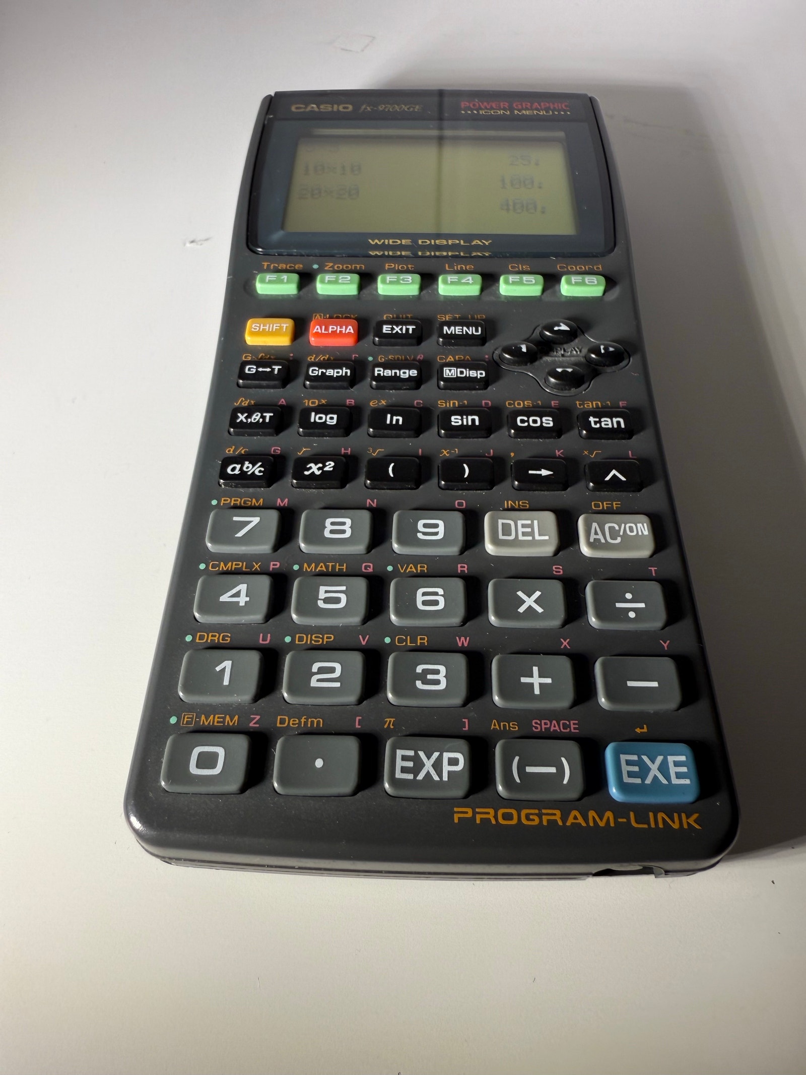 Fx 9700ge Calculator Casio Fx 9700 CASIO Fx-9700GE Grafisk