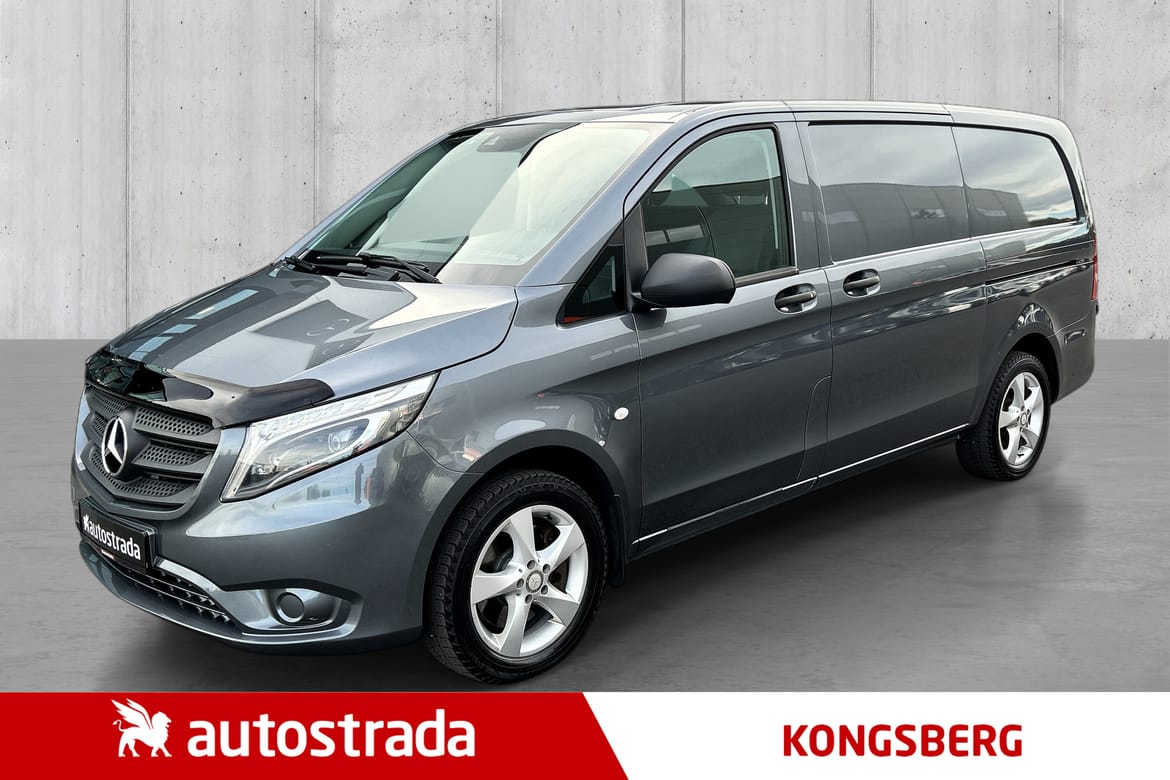 Mercedes-Benz Vito V116 4x4/A2/LED/WEBASTO/2 SETER/2SKYVED/SKINN/R.KAMERA 2018, 135 000 km, kr 298 900,-