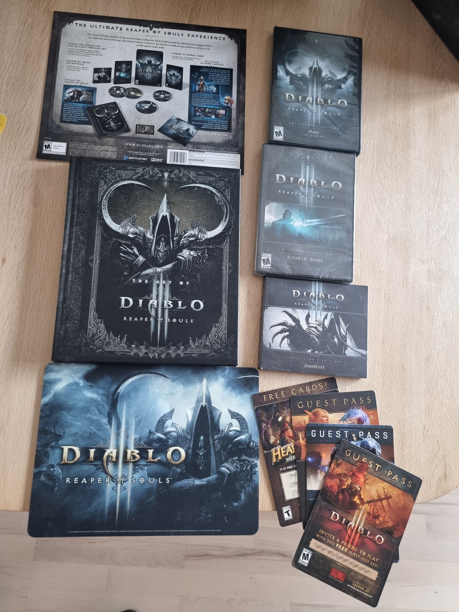 ⭐️超美品⭐️DiabloIII: RoS Collectors Edition Diablo 3 + Reaper of Souls (D3 + RoS) Collectors Edition | FINN-torget